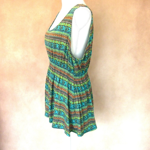 Super Cute Forever 21 Boho Tank Top Size 3X - Picture 5 of 8